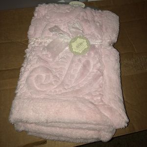 New Plush Baby Girl Blanket